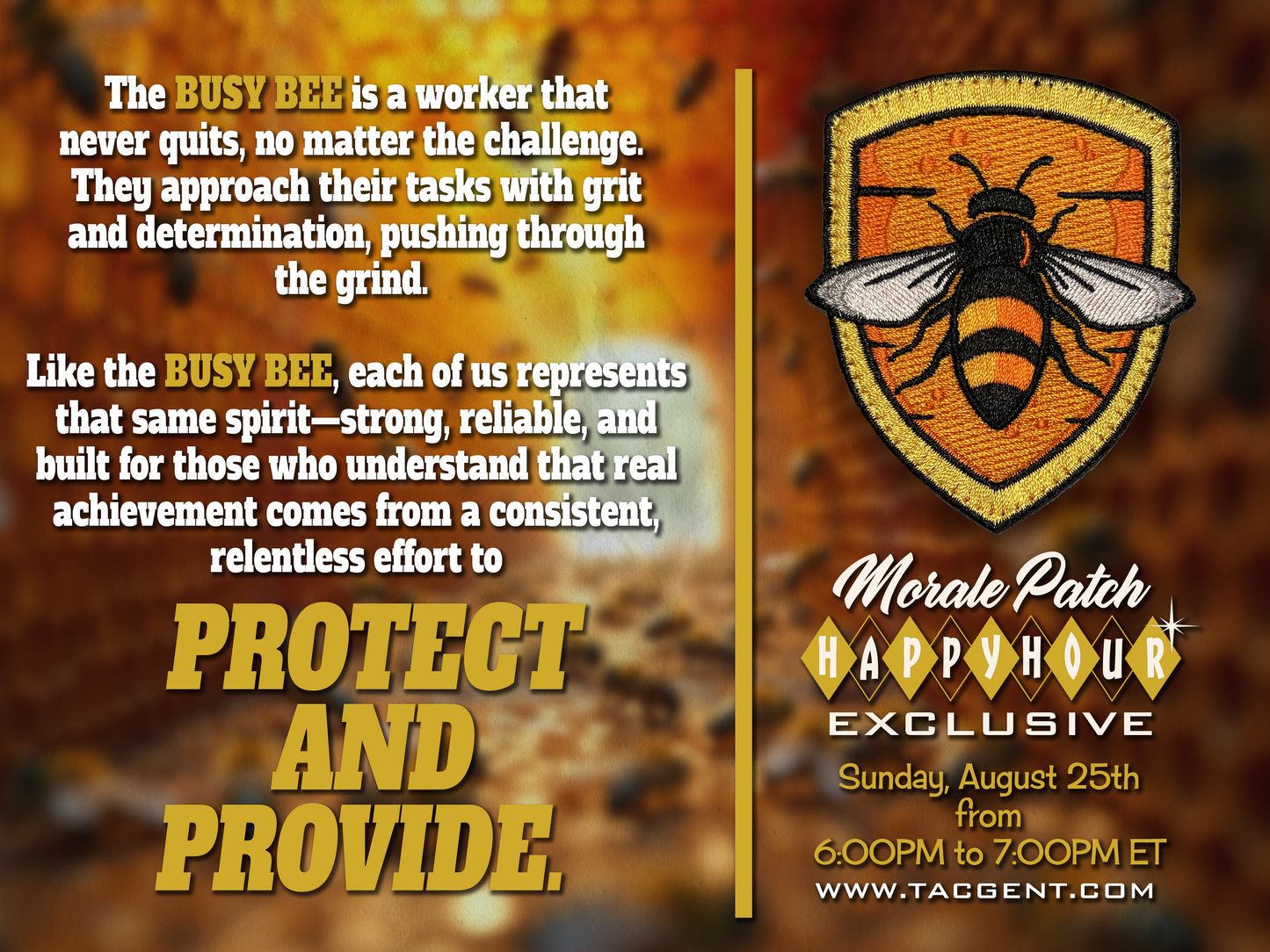 Busy Bee Morale Patch *NEW*